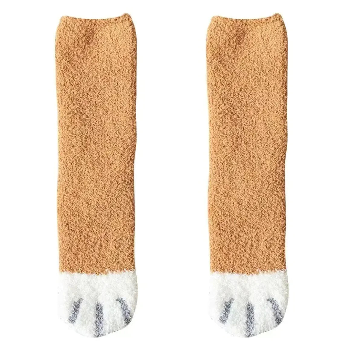 Women's Cat Paw Fleece Socks