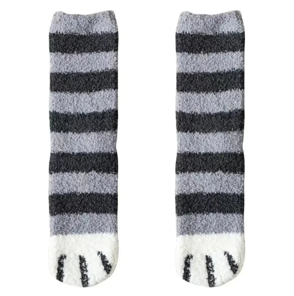 Women's Cat Paw Fleece Socks