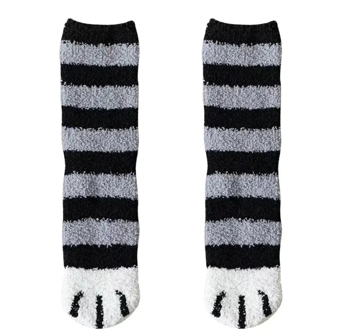 Women's Cat Paw Fleece Socks